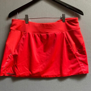 Craft bright orange athletic skort sport skirt Sz M